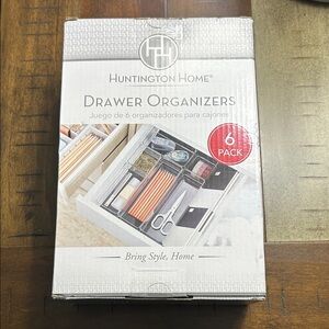 Huntington Home Drawer Organizers - 6 Pack New in Package Unopened.